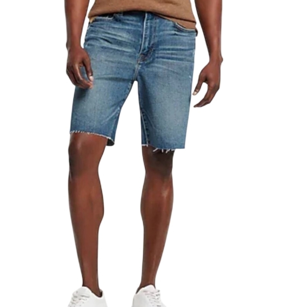 NEW! LEVI'S Men's 511 Dark Denim Slim Fit Denim Jean Jorts Short 33.
